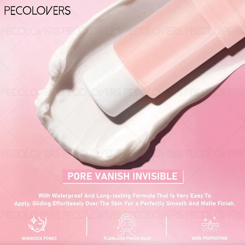 10pcs Kit Solek Asas Semua-Dalam-Satu Liang Meminimumkan Liang Primer Stick Bedak Tetapan Matte Dan Set Berus Mekap Profesional 8pcs