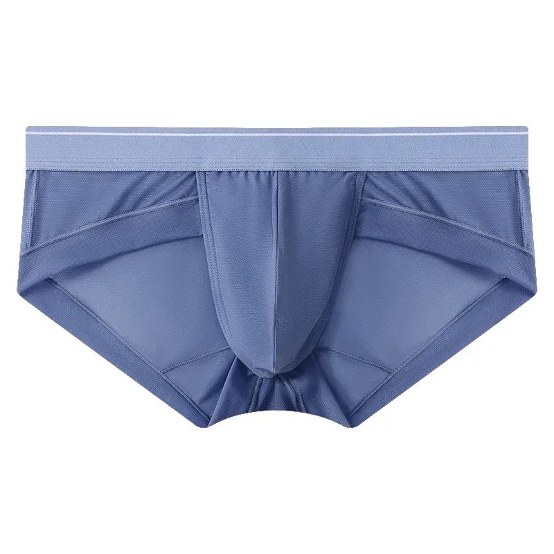 Slip da uomo Custodia 3D traspirante Intimo bikini da uomo leggero Morbido e confortevole Triangolo elastico ad asciugatura rapida per l'estate