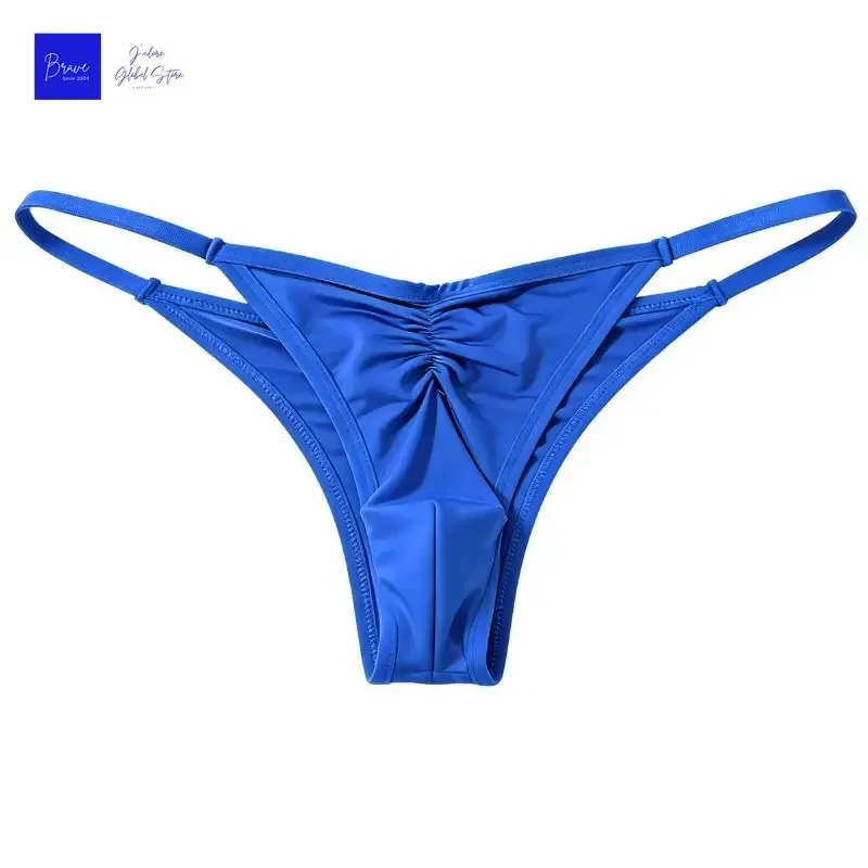 Pánská ledová hedvábná tanga kalhotky velikosti US Sexy G-String prodyšné bezešvé tričko se zády Sportovní fitness spodní prádlo Velké velikosti