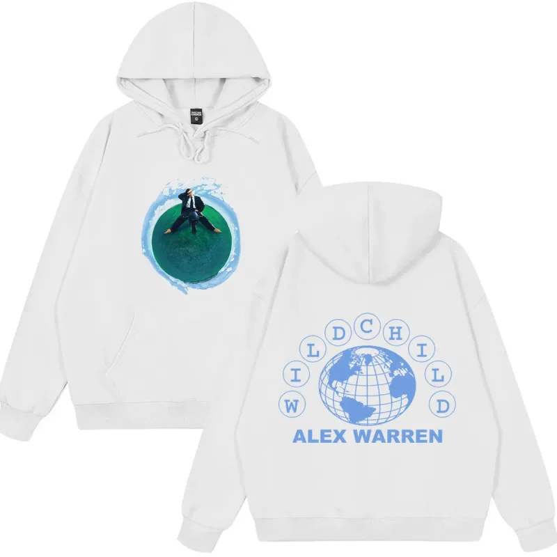 Alex Warren Album Wild child tour 2026 Merch hoodie Men Women Fashion pullover Long sleeves Loose Casual Vintage sweatshirts