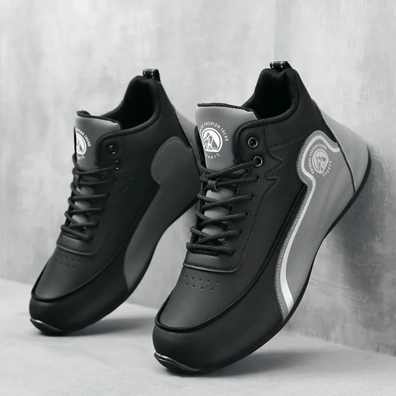 High-Top Casual Sneakers for Men Trendy Thick-Soled Dad Shoes Breathable Soft-Soled Non-Slip Versatile Men's Shoes Everyday Commuting Height-Increasing Sports Trendy Shoes 9
