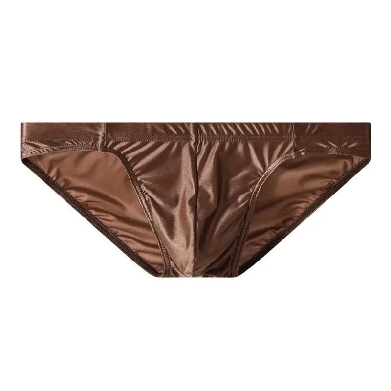Breathable Low Waist Men Thin Panties Male Lingerie Underpants Men's Underwear Simple Ice Cool Briefs Summer