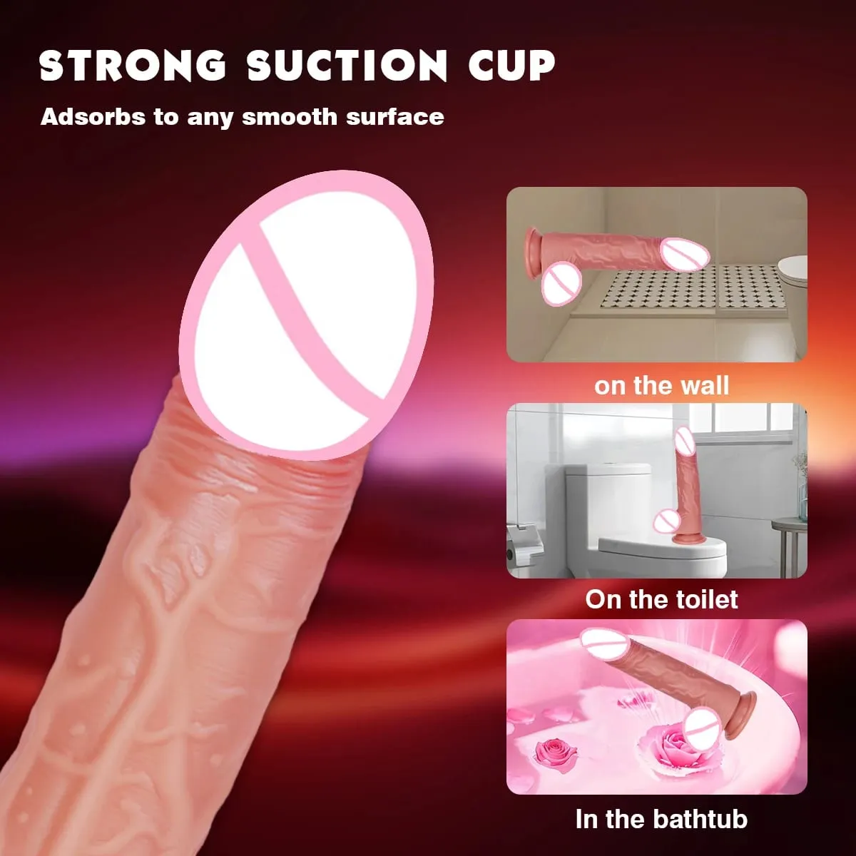 Thrusting Realistic Dildo Sex Toys Heating Thick Anal Dildos Telescopic Vibrating Modes Adult Sex Toys for Men Women Couple 18+