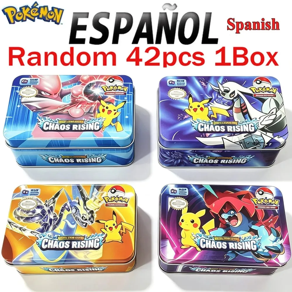 42pcs Pokémon Cards Battle Toys Lost Origin Pokémon Box with Anime Bank Pokémon Game Cards MEGA EVOLUTION for Childre