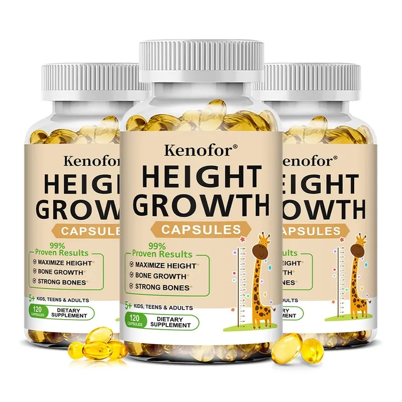 Height Growth Supplements - Supports Bone and Joint Health Natural Height Growth Promotes Absorption and Boosts Immunity