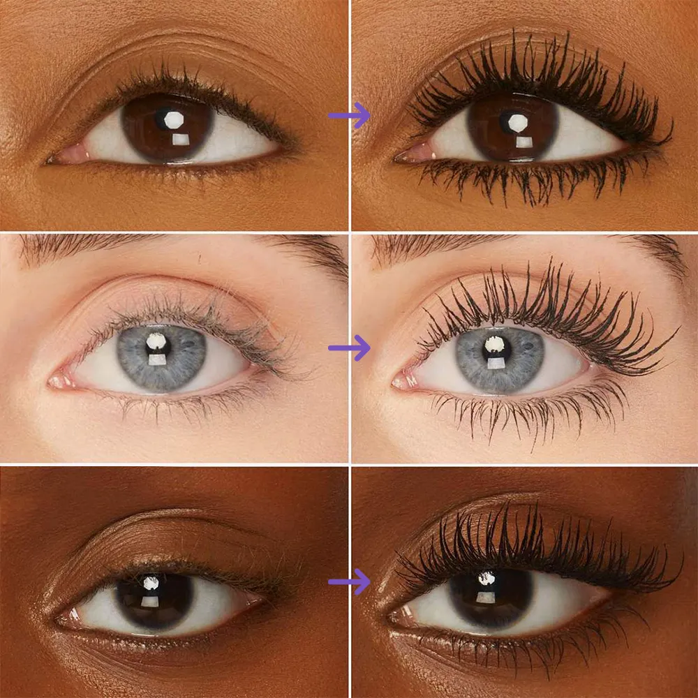 5D Mascara Waterproof Long Lasting Volumizing Curling Lengthening Smudge Proof Colored Eye Make Up Party Festival Cosmetic