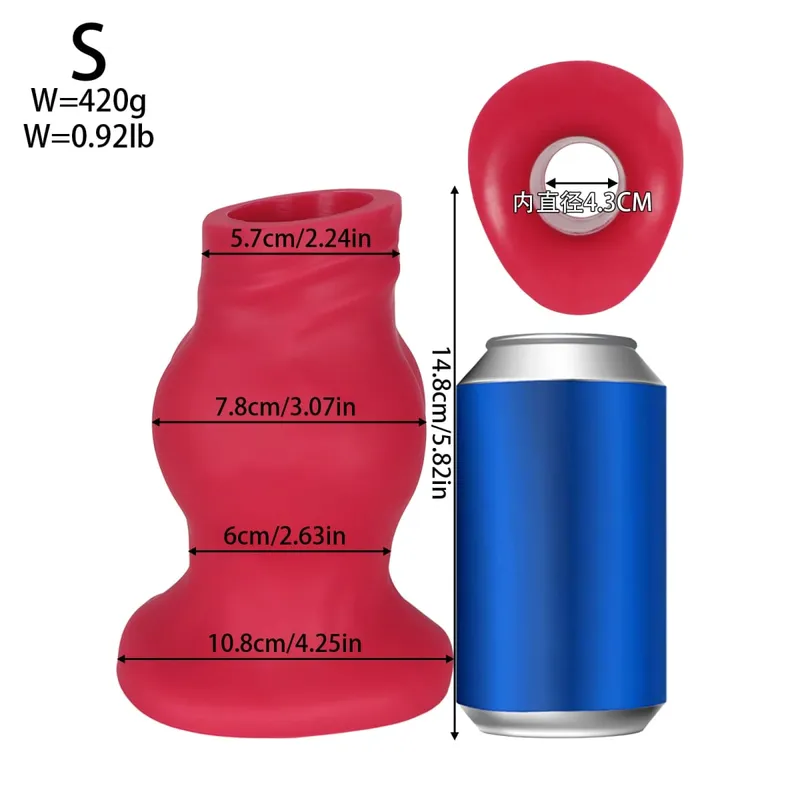 Hollow Huge Anal Butt Plug Adult Sex Toys Suction Cup Big Butt Plug For Male gay Big Anal Butt Plug Dilator Training Dialation