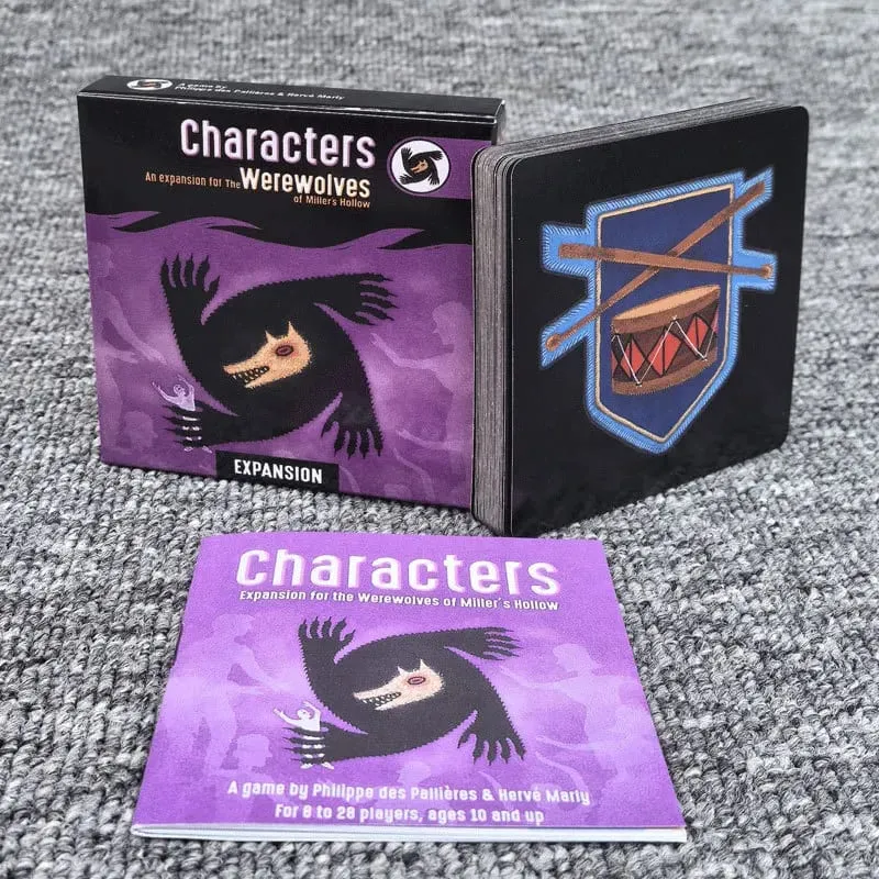 Werewolves of Miller's Hollow Card Game Base Set Characters New Moon Expansion Best of Edition Full Set Party Board Game