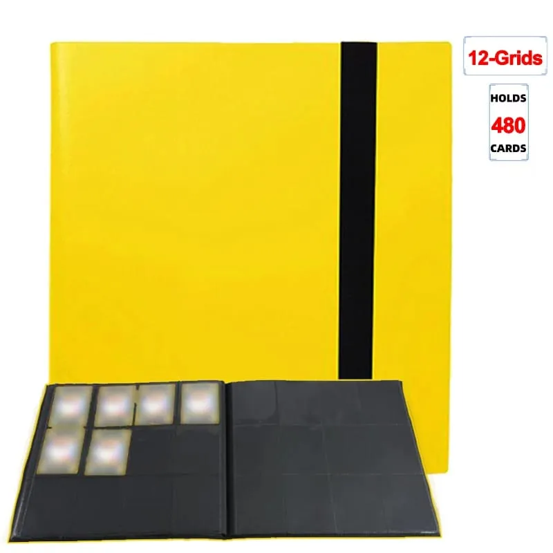 160/360/480/540 Cards Capacity Pocket Holder Binders Albums For Game Card Book Sleeve Holder Large-capacity Card Binder Notebook