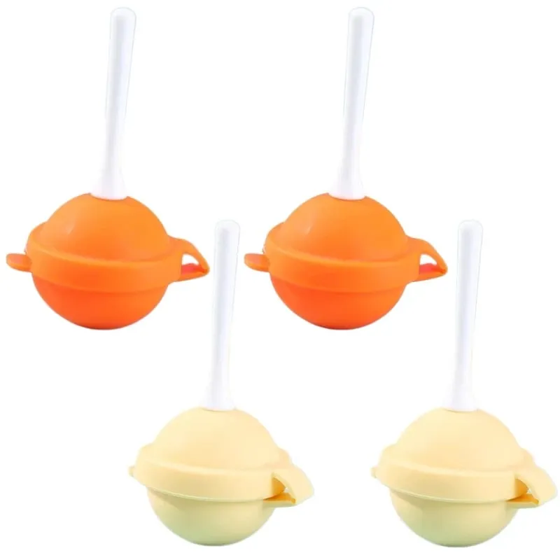 Mini Silicone Popsicle Mold Lollipop Ice Tray Food Grade Reusable Non-Stick Stackable Ice Cream Mould for Egg Bites Food Storage