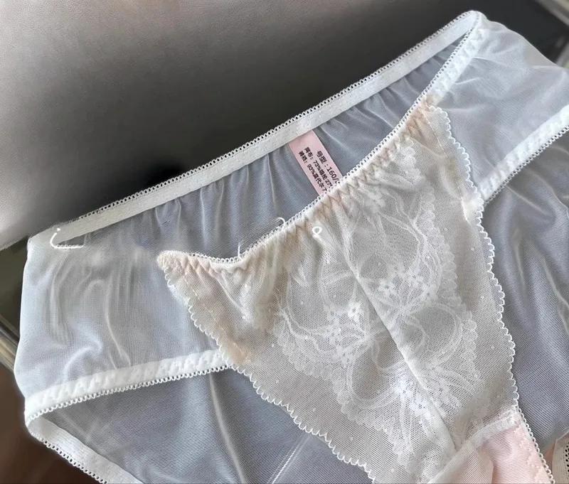 Victorian Inspired Demi Bra & Knicker Set | Sheer Mesh Lace Push Up for Small Bust Anti-Sagging | Luxury Lingerie MOYISU Panty