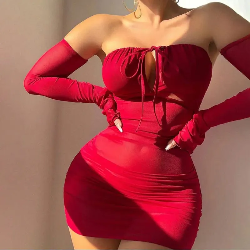 Fancy Bra Set Women Erotic Slim Fit Lingerie With Gloves Sexy Underwear Set Crotchless Nightdress Sexy Outfit Bilizna Intimate
