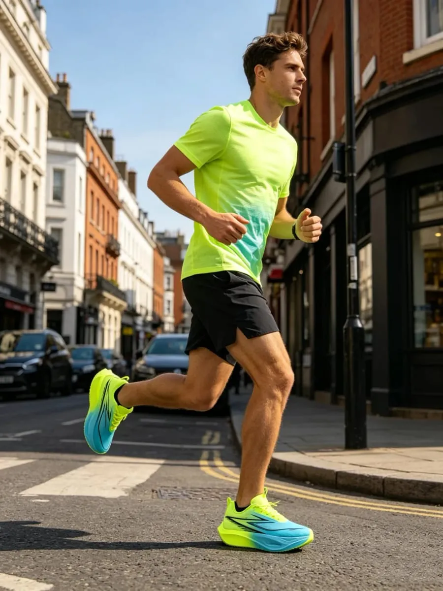 Marathon Men Sports Speciality Running Shoes Carbon Board Breathable Lightweight Women's Comfortable Athletic Nonskid Sneakers