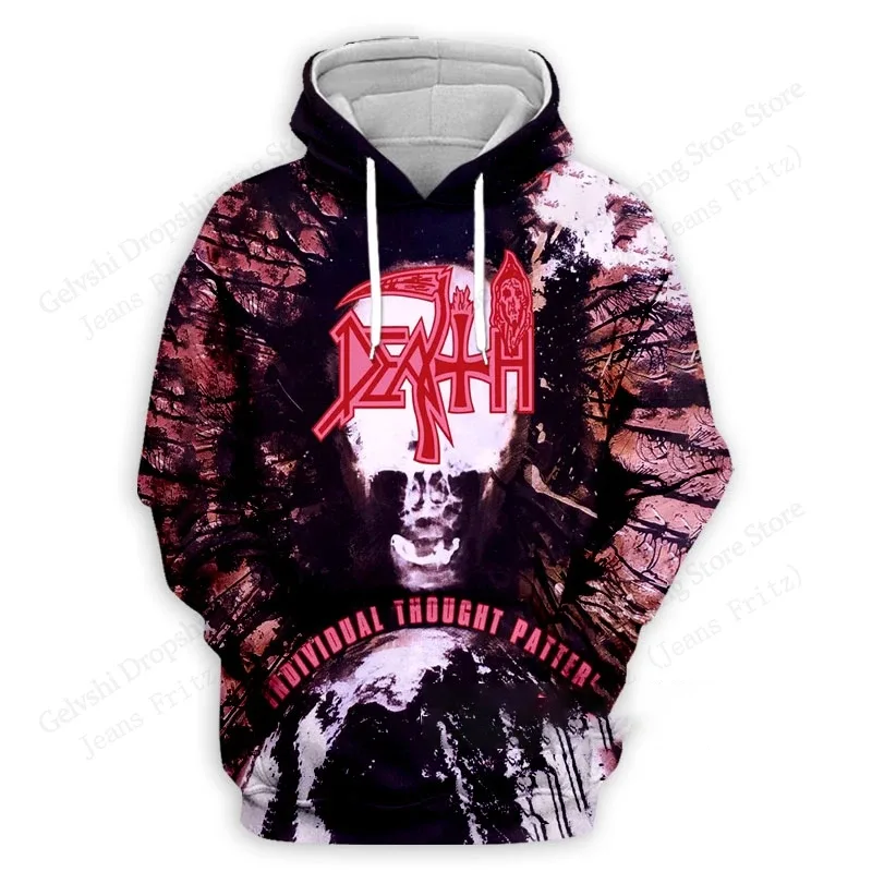 Death Band Album 2027 3d Print Hoodie Men Women Fashion Rock Hoodie Sweatshirt Outwear Coat Men Hoodie Winter Clothes Sportwear