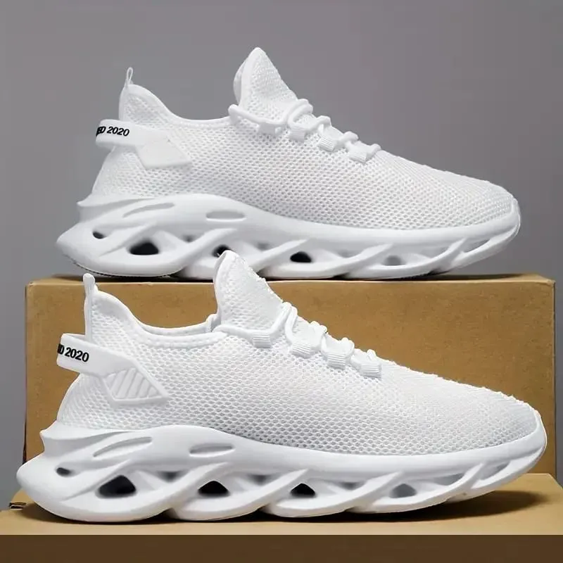 Hot Men Running Shoes Lightweight Sneakers Black Male Casual Shoes Mesh Walking Shoe Outdoor Shock-absorption Women Tennis Shoes