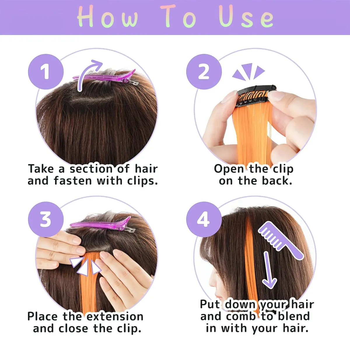 Perruques en liquidation | Perruques synthétiques à clips sans colle, 18 couleurs, économiques, pour Cosplay Lolita, usage quotidien