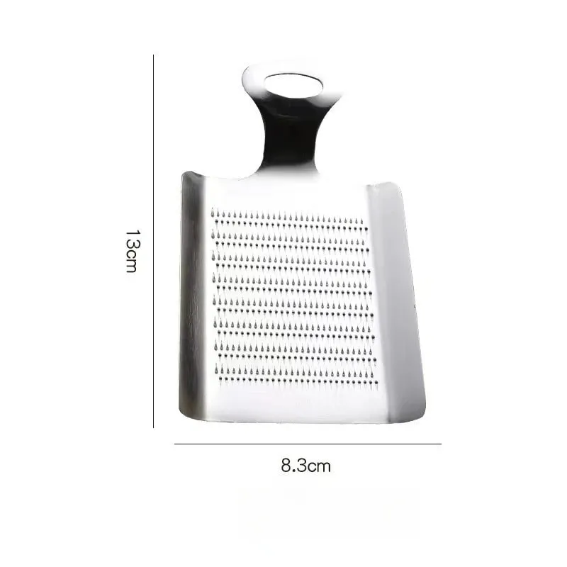 Multifunctional Stainless Steel Ginger Grater Spoon Garlic Ginger Spoons Versatile Kitchen Ginger Masher for Mincing Vegetable