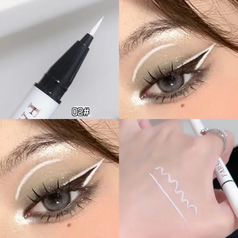12 Colors Waterproof Eyeliner Pen Ultra-Fine Tip Liquid Eyeliner Long-Lasting Eye Liner Quick-Dry Colorful Makeup for Cosplay — image 10