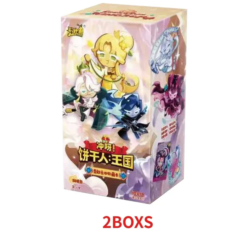 Genuine Cookie Run: Kingdom Cards Braveheart Chapter Crispy Pack Escape The Oven Adventure Anime Collection Cards Gifts