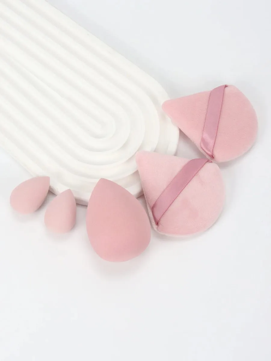 5-teiliges professionelles Make-up-Schwamm-Set – weiche, sanfte Mehrzweck-Werkzeuge für das perfekte Auftragen von Grundierungspuder und Rouge