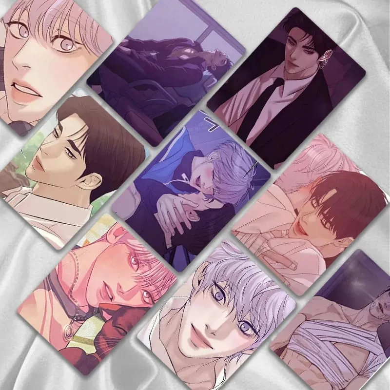 Pearl Boy Photo Card Boxed55Zhang 57x86mm Korean slow-speed peripheral laserLOMOCard Anime Postcard
