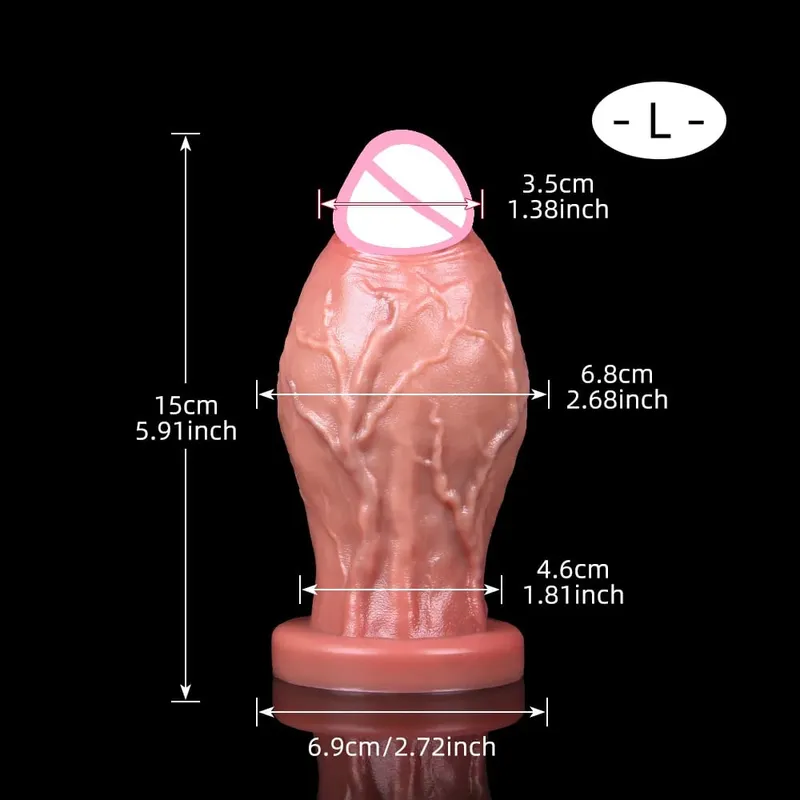 Dildo Simulation Penis Real Vein Anal Plug S-XXL With Suction Cup Women Sex Toys G-point Massage Men Prostate Stimulation 18+