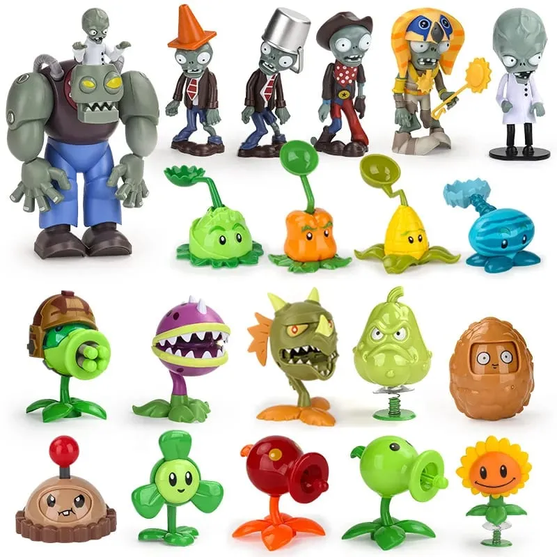 PVZ 2 Character Mini Figurine Complete Collection Peashooter Figure Scene Map Accessory Indoor Decor Holiday Collectible Gift