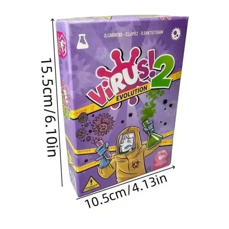 Family Strategy Card Game Set Virus Series 1&2&3 Halloween Adult Party Board Game Youth Group Interactive Entertainment