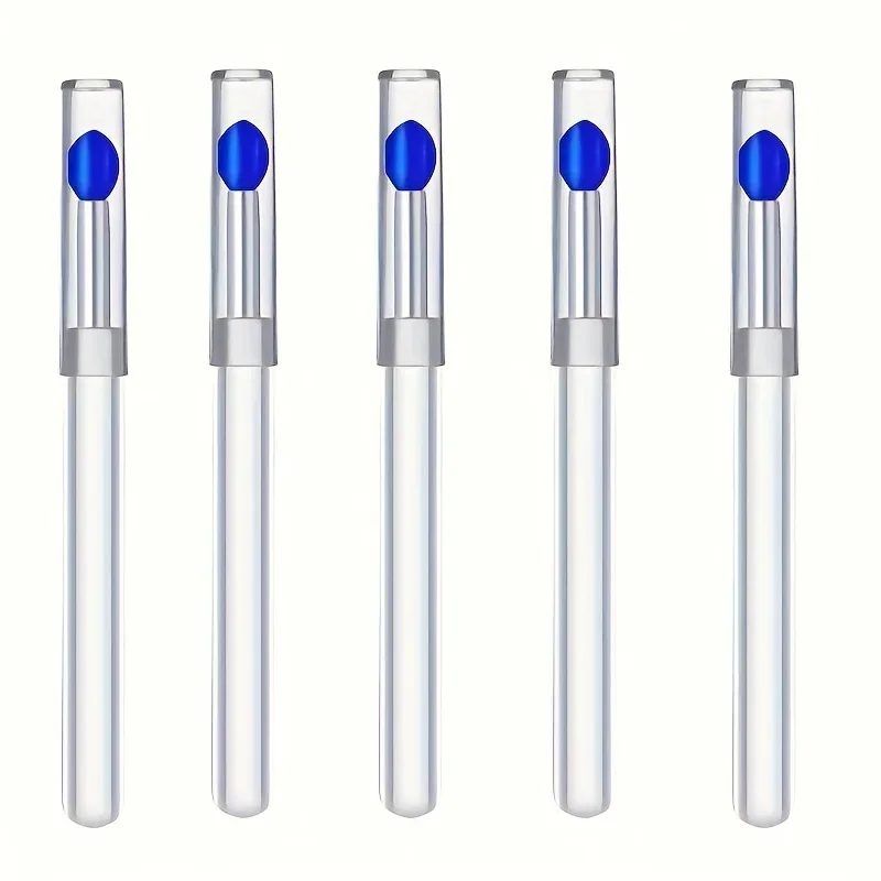 5 reusable silicone nail brushes with mirror effect - double head makeup&nail polish applicator — image 8