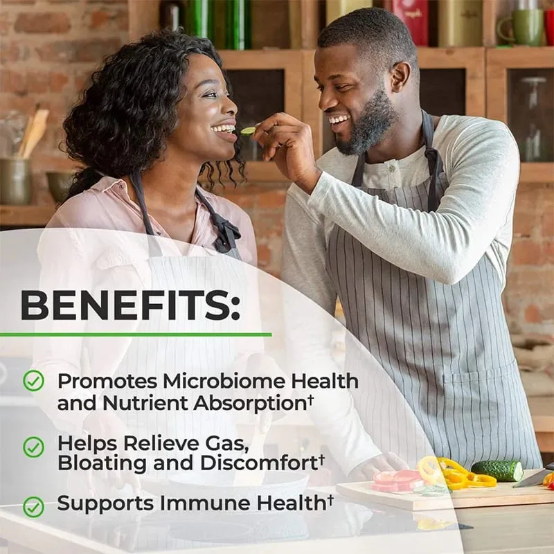 Probiotic Capsules 40 Billion CFU Gut Nutritional Supplement Supports Balanced Intestinal Flora & Digestive Comfort for Adults