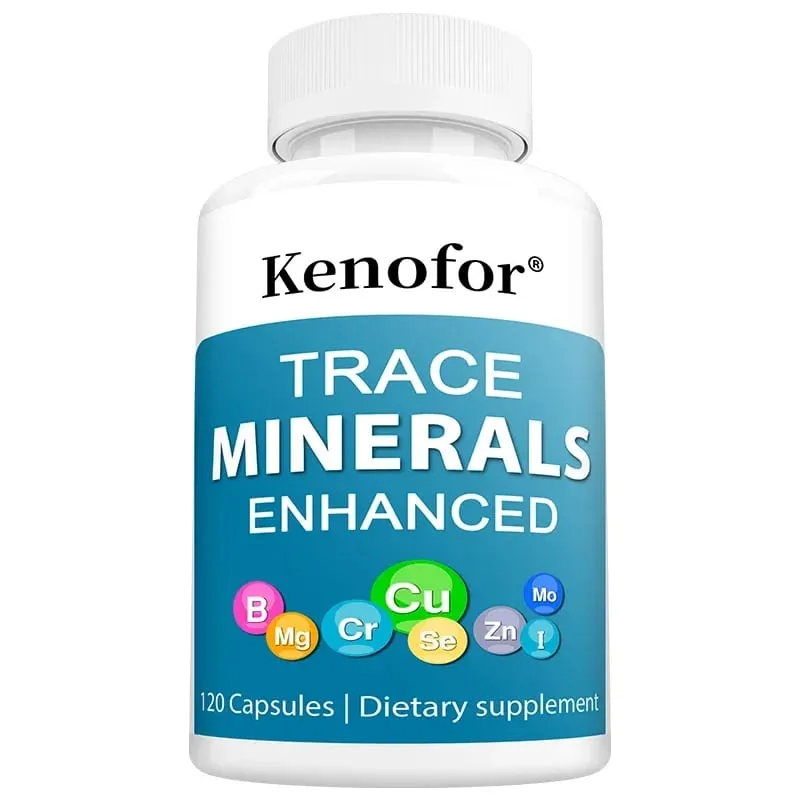 Trace Mineral Supplement - Supports Healthy Energy Levels and The Immune System with Iodine Zinc Copper Manganese