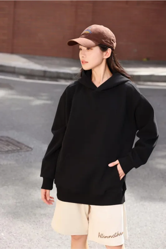Fashionable Loose Cotton Hooded Sweatshirt for Men and Women, Customized Printed Logo, Embroidered Logo, Spring and Autumn Cloth