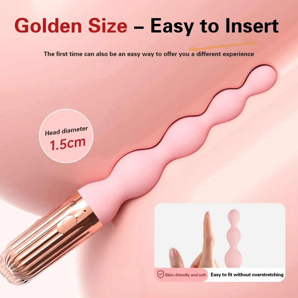 Anal Bead Vibrator For Women Vagina Clitoris Stimulator Vibrating Butt Plugs Male Prostate Massager Anus Sex Toy Couple Sex Toy