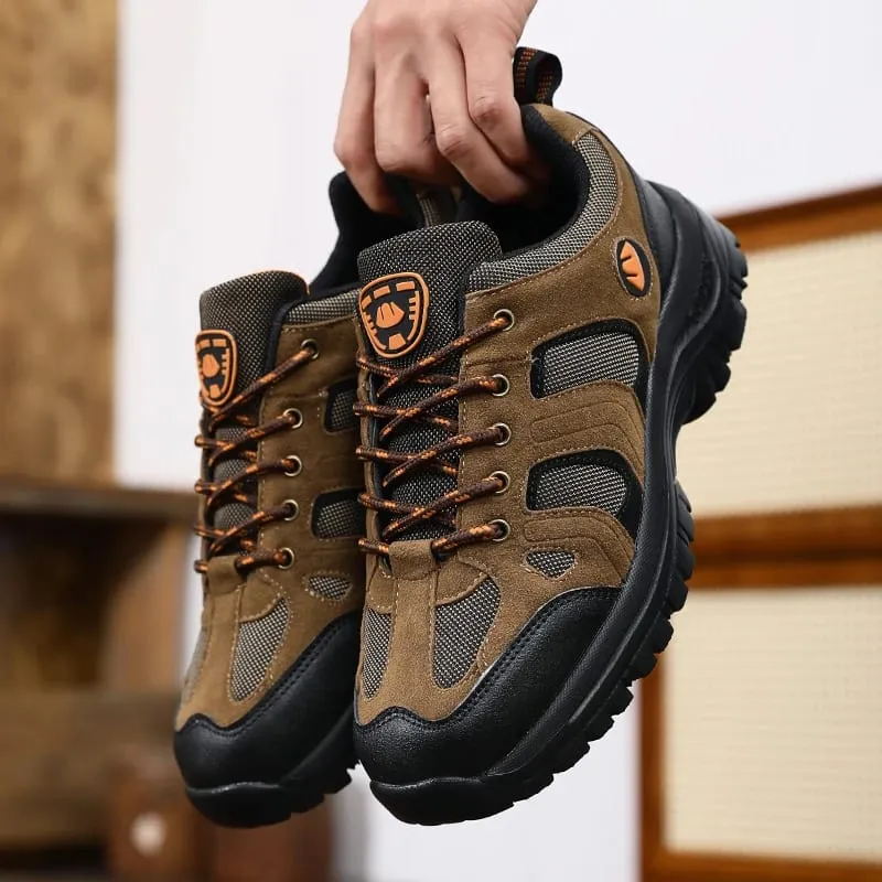 Outdoor Hiking Shoes for Men Anti Slip Wear-resistant Hiking Sneakers 2026 New Comfortable Breathable Durable Camping Mens Shoes