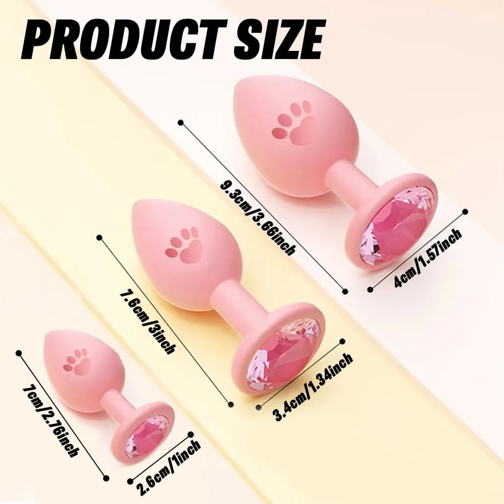 S/M/L Anal Plug Butt Vibrator Sex toy Women/Men Soft Silicone Detachable Erotic Bullet Anal plug Bullet Gay Sex Toys for Adults