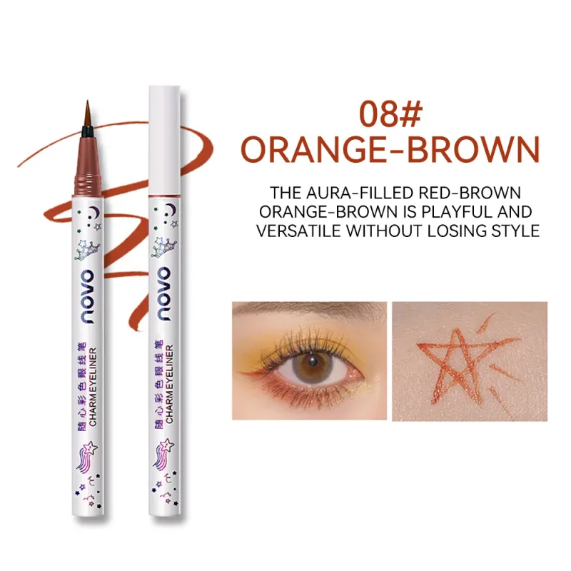 Colorful Eyeliner Multi Color Eyeliner Slim Pen Smoothly Outlines Creative Eye Makeup Eye Makeup