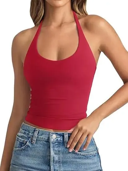 2026 Spring New Arrival European American Style Solid Color Slim Fit Cami Tank Top Women Trendy Hot Girl Sleeveless Top — image 6