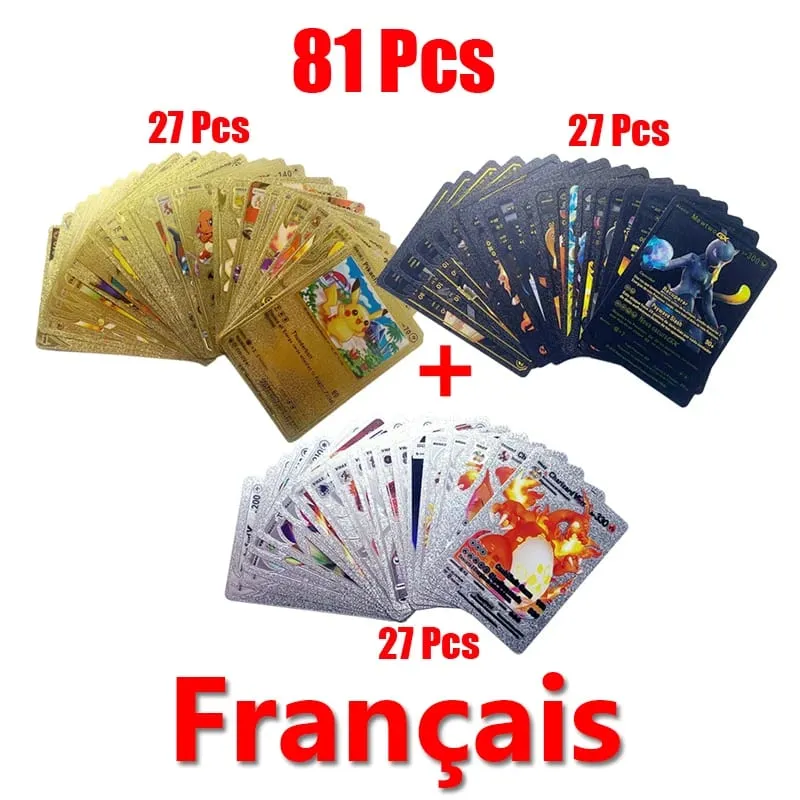 81-36Pcs Pokemonการ์ดเยอรมันสเปนฝรั่งเศสภาษาอังกฤษVmax GX Energy Card Pikachu RareคอลเลกชันBattle Trainerเด็กของขวัญของเล่น