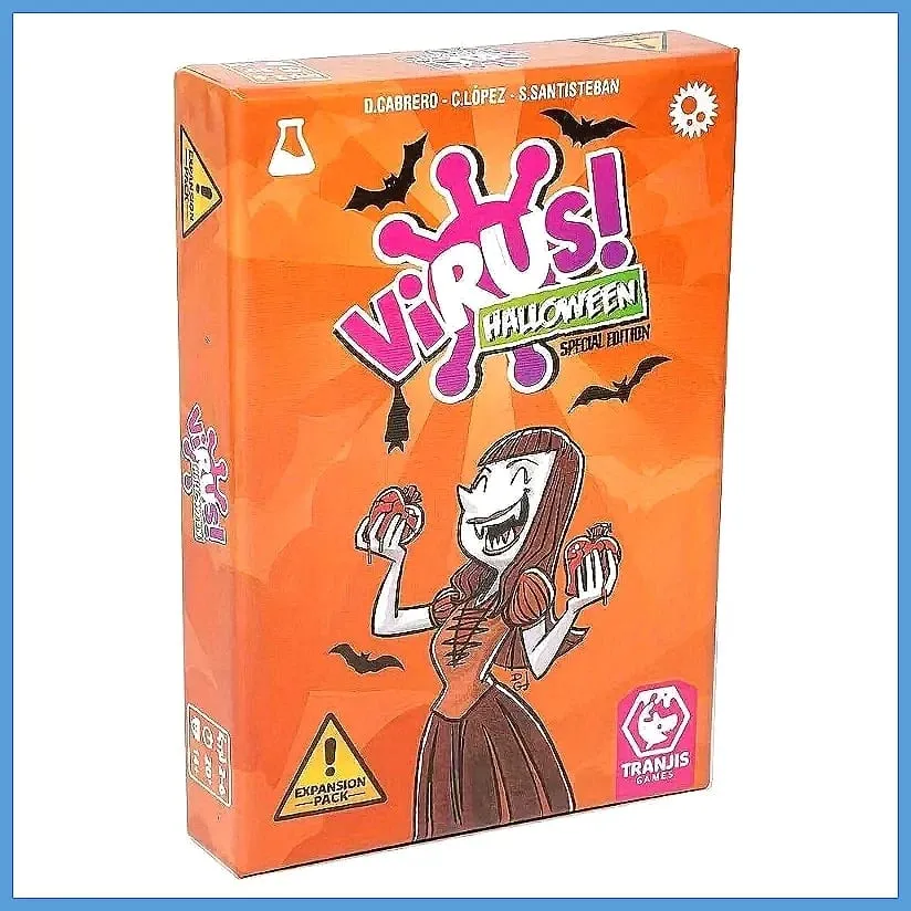 Virus Series 1&2 Family Strategy Card Game Set + Halloween Party Board Game for Adults Youth Group Interactive Entertainment