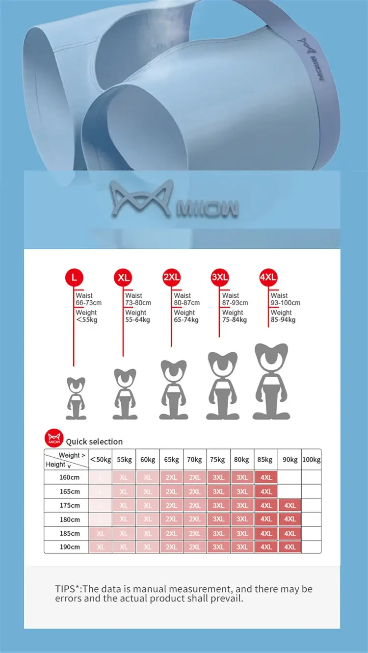 MiiOW 3pcs 120D Ice Silk Men Underwear Thin Sexy Boxer Shorts 3A Graphene Antibacterial Men's Panties Seamless Male Underpants