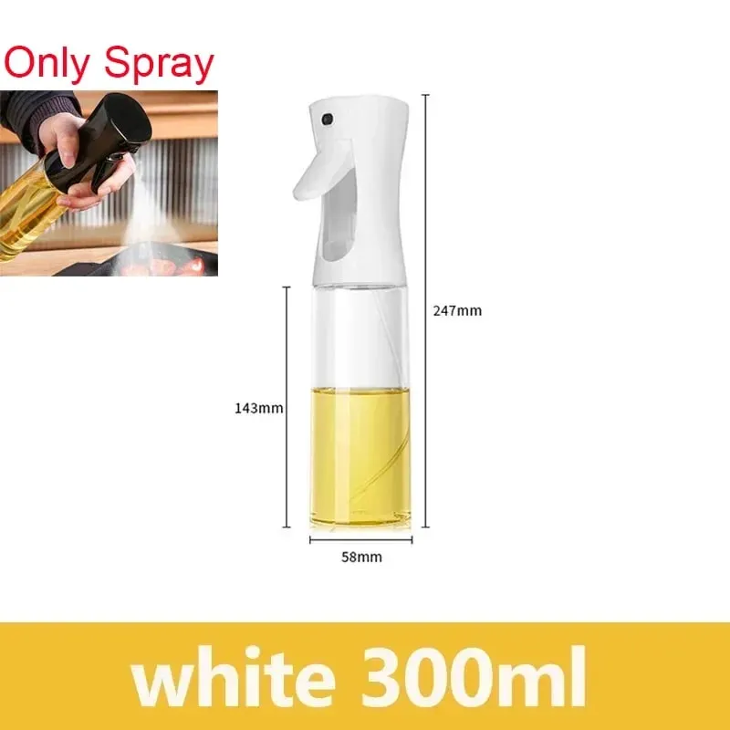 תרסיס שמני מטבח תרסיס שמן זית Cruet ספריי בית מטבח מטיגון אוויר תרסיס קמפינג מנגל בישול בקבוק שמן פלסטיק 200/300 מ"ל/500 מ"ל