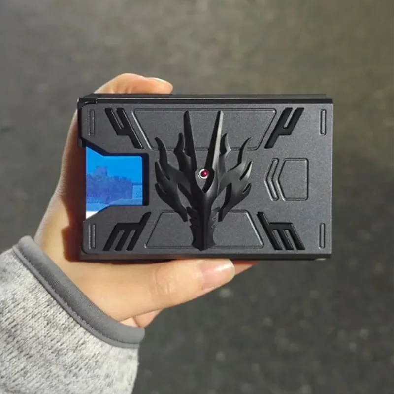 2026 New Expandable Card Holder Kamen Rider Ryuki Ryuga Foldable ID Badge Case for Kids Card Storage Anime Collection Gift Toy