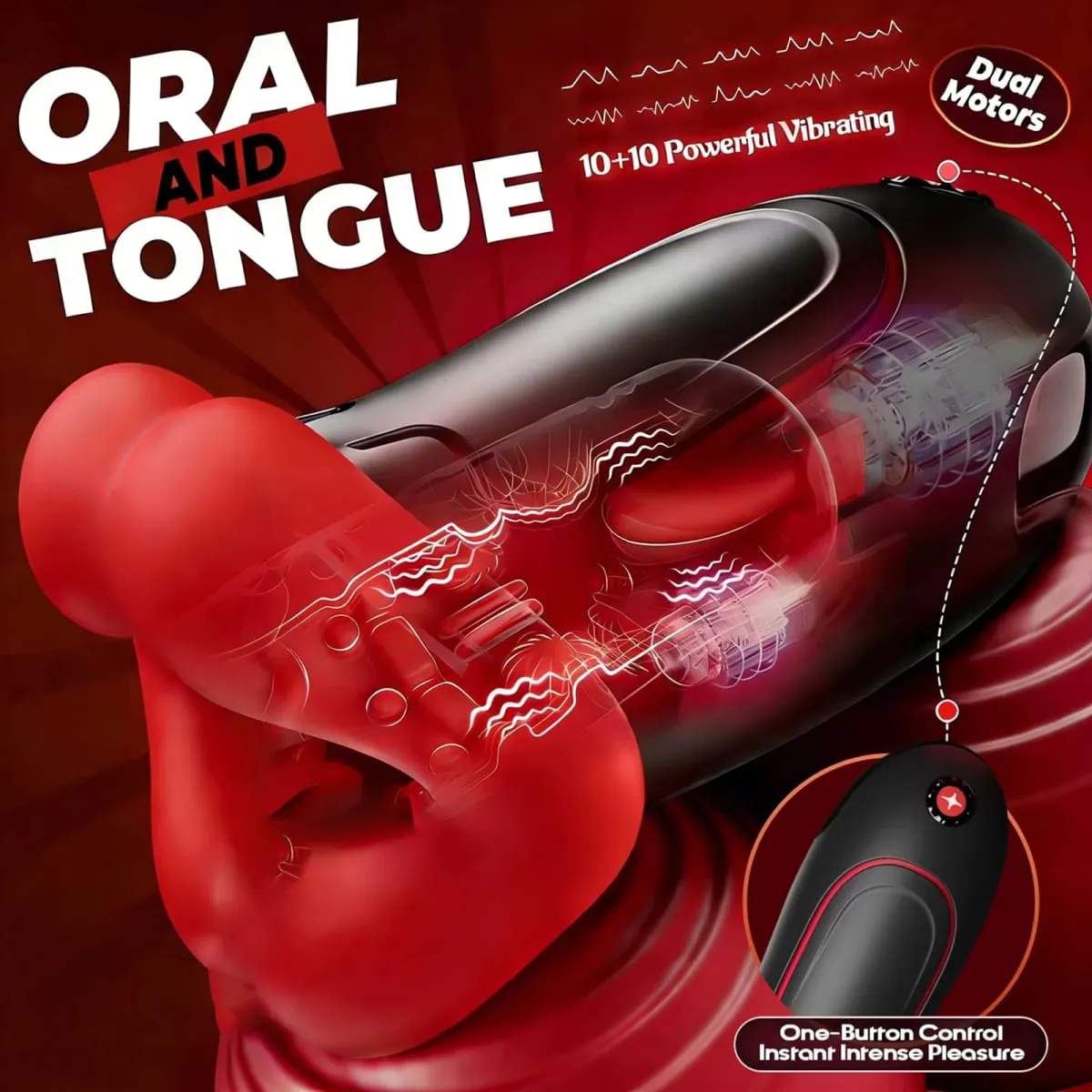 APP Control Male Masturbator 360° Wrapped Deep Throat Mouth Blowjob Vibrator Penis Pump 9 Frequency Vibration Sex Toys for Men