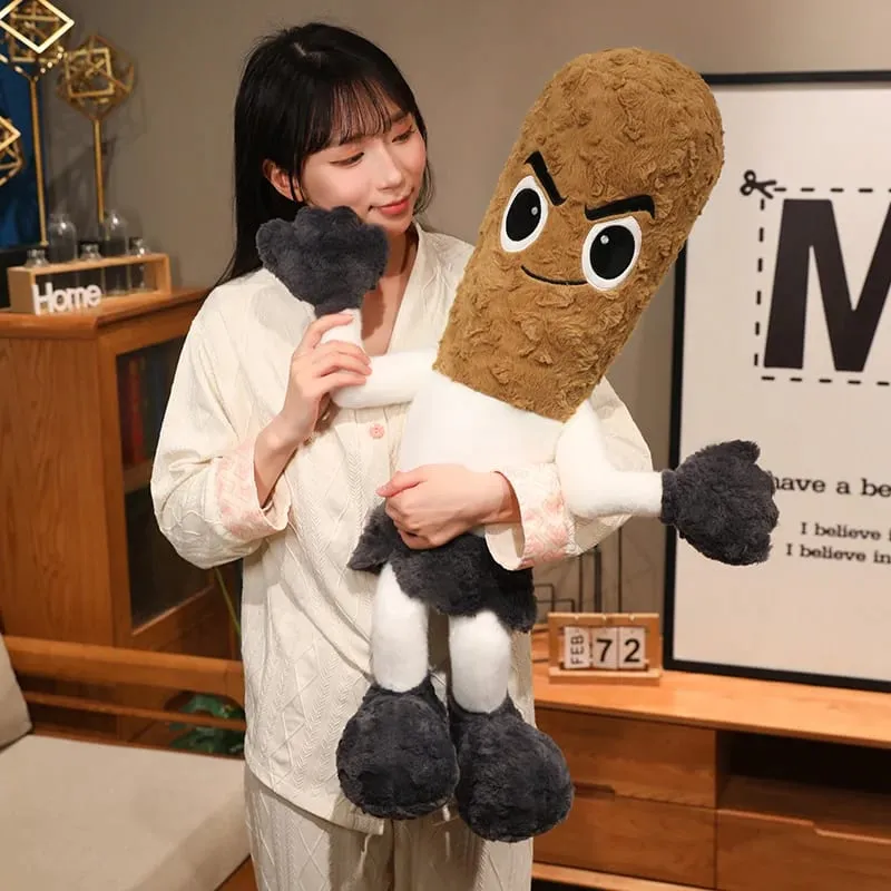 55/80CM Cartoon Cigarette Plush Pillow Long Cushiom Stuffed Toys Bedroom Sleep Hug Pillow