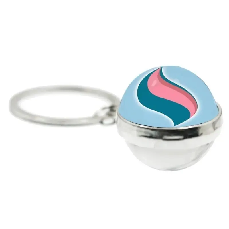 Pokémon Mega Stone Keychain Anime Peripheral Creativity Exquisite Versatile Trend Spherical Keychain Cartoon Gift Accessories