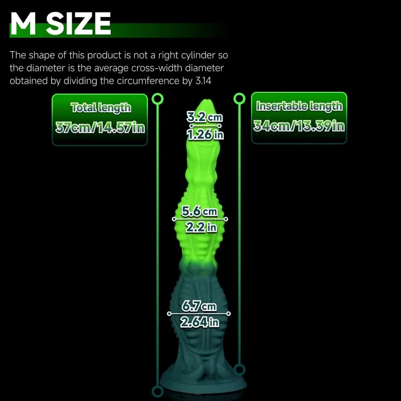 Oieffur Huge Alien Tentacle Butt Plug Fantasy Anal Dildo Rear Stimulator Adult Sex Toy Waterproof Silicone Strong suction cup
