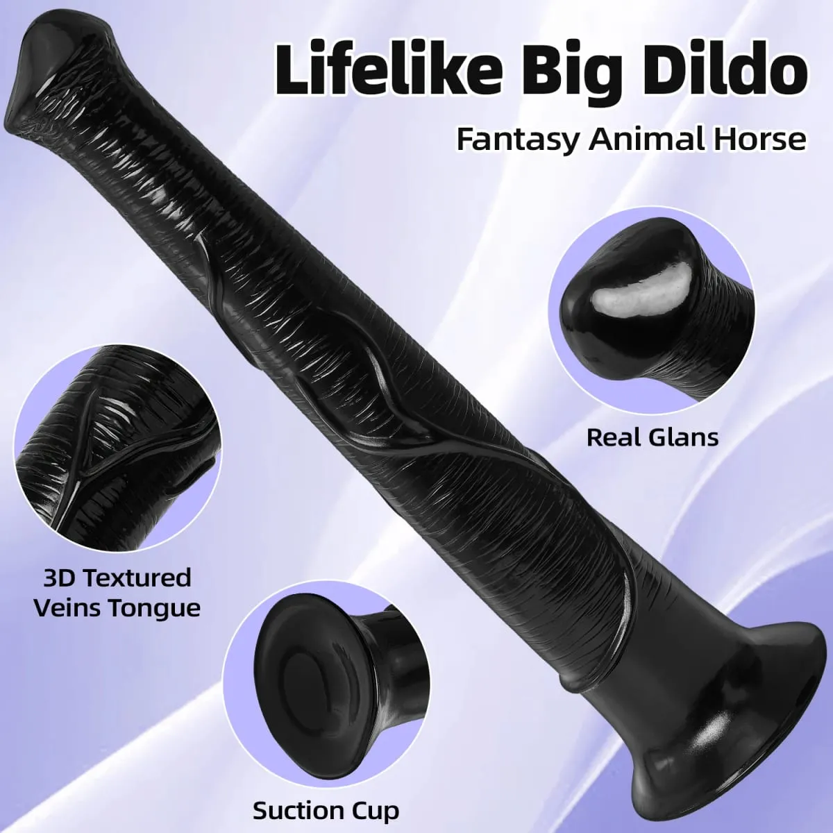 Huge Animal Horse Dildo Vaginal Masturbators Anal Plug Sucker XXL Big Buttplug Fake Penis Adult Sex Toys for Women Men 18+