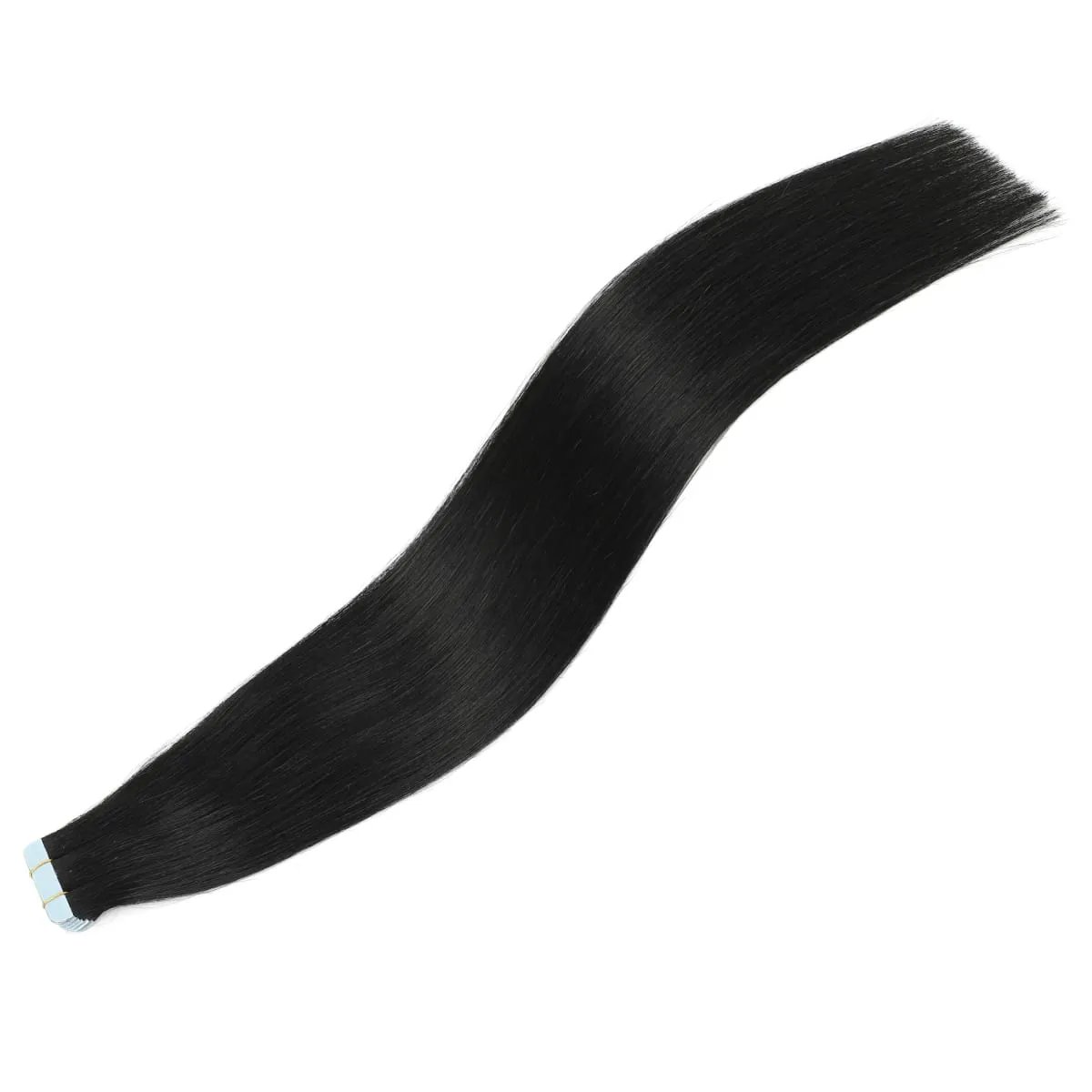 Invisible Tape-In Hair Extensions Straight Human Hair Seamless Invisible Skin Weft Design Smooth Soft Natural Texture No Frizz Easy To Wear