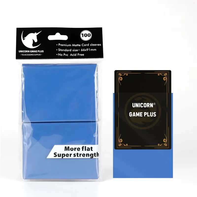100pcs 2.5"x3.5" Premium Trading Card Sleeves 66x91mm Standard Sized Board Game Cards for MTG Magic Gathering Lorcana Game Card