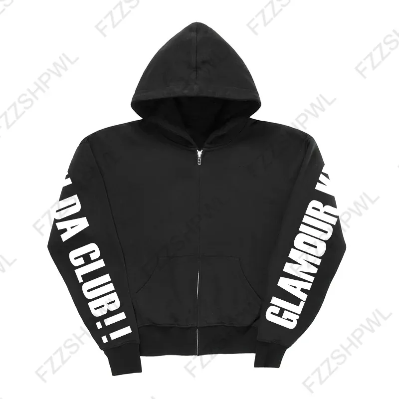 Y2K Retro estetyczna bluza z kapturem unisex luźna moda codzienna elegancki nadruk podstawowa bluza sportowa Grunge Punk hiphopowy gotycki Streetwear